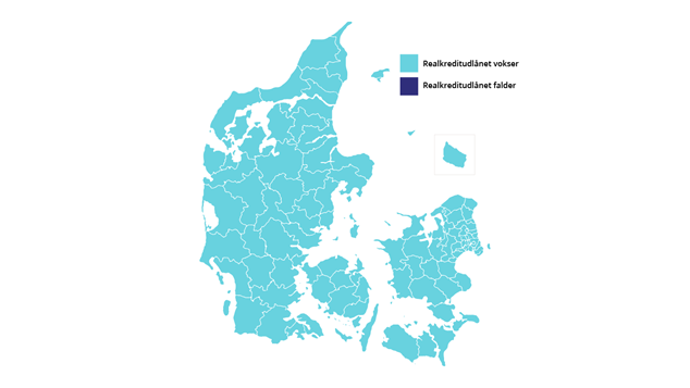 Kort over Danmark 